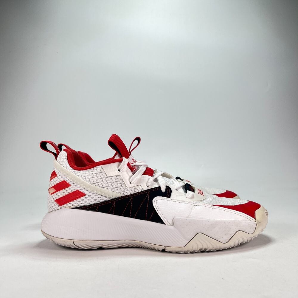 adidas Dame Certified Red White Black Basketball Shoes GY3965 Men's Size 8.5